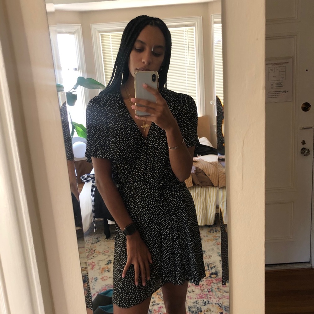Reformation floral mini dress